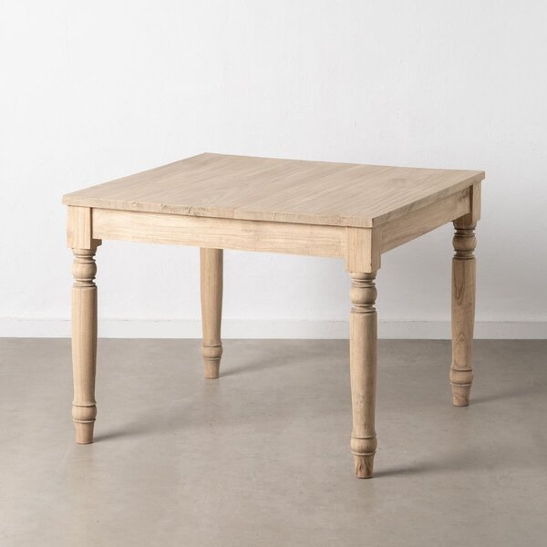 Dining Table 100 x 100 x 77 cm Natural Mindi wood