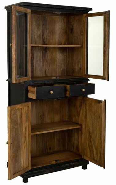 Display Stand Alexandra House Living Wood Glass 40 x 180 x 85 cm