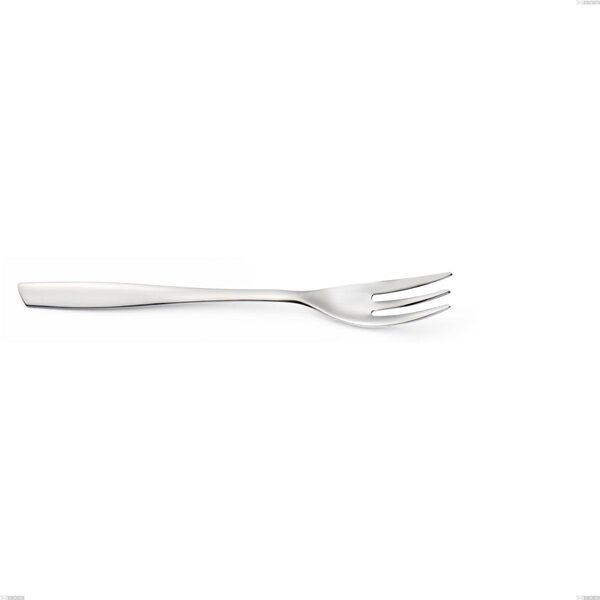 Dessert Fork Eleven, (Stainless Steel 18.10 AISI304), Thickness 2.5 mm, Length 154 mm, Mirror-Polished Stainless Steel