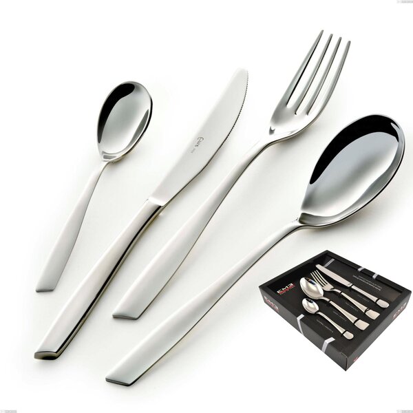 ELEVEN Cutlery Set 24 Pieces Stainless Steel 18.10 AISI304 2.5 mm in Showcase Packaging