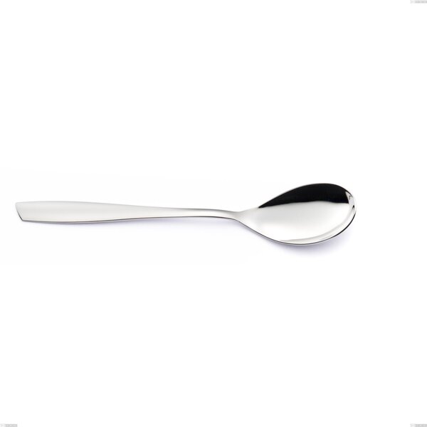 Eleven Fruit Spoon, (Stainless Steel 18.10 AISI 304), Thickness 2.5 mm, Length 190 mm Mirror Polished Stainless Steel