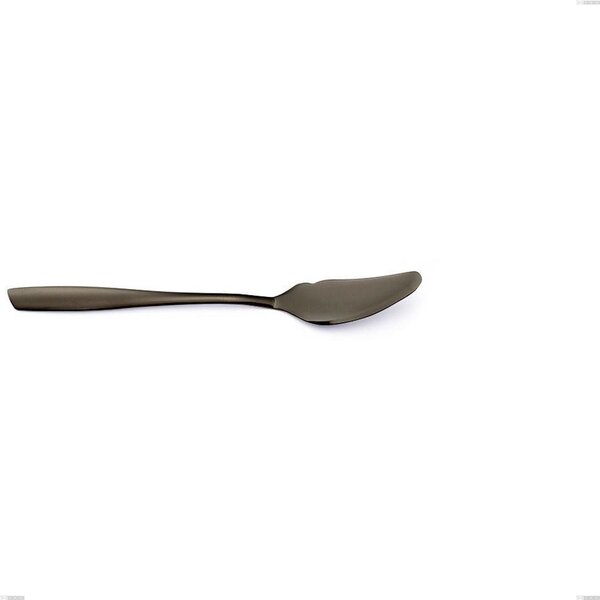 Stainless Steel 18/10 PVD Black Eleven Fish Knife 204 mm Length 2.5 mm Thickness Black