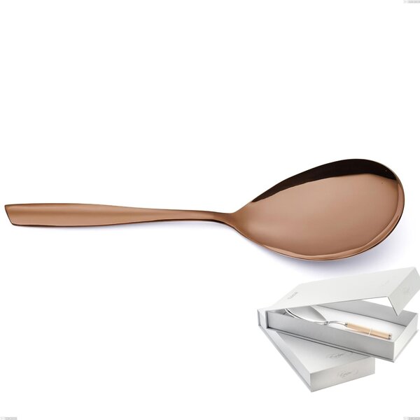 ELeven PVD Chocolate Cutlery with Book-Type Packaging, Polished 18/10 Stainless Steel, 2.5 mm Thickness, PVD Chocolate