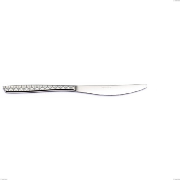 ELEVEN EXA E Table Knife in 18.10 AISI304 Stainless Steel 2.5 mm - Length 238 mm Handle in Steel Dishwasher Safe