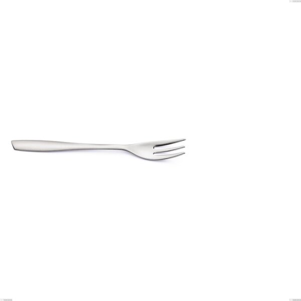 Eleven Sandblasted Dessert Fork, 18-10 Sandblasted Steel, Length 154 mm