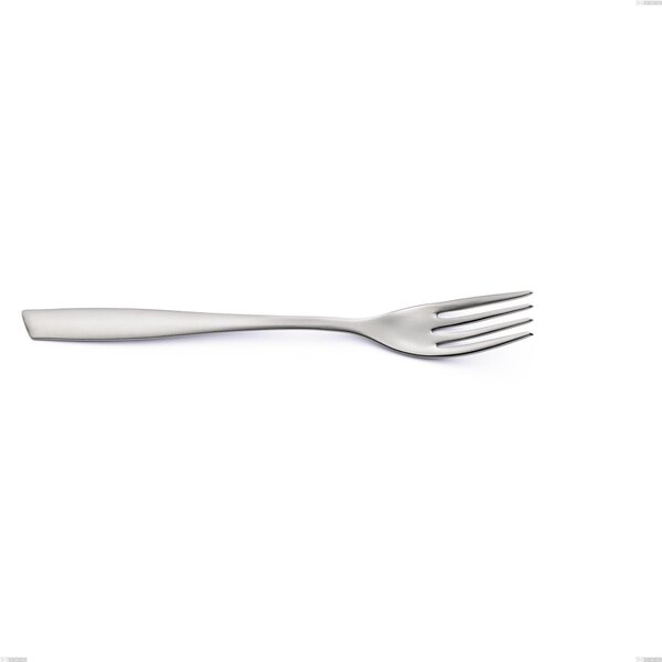 Eleven Sandblasted Serving Fork, 18-10 Sandblasted Stainless Steel, Length 252 mm
