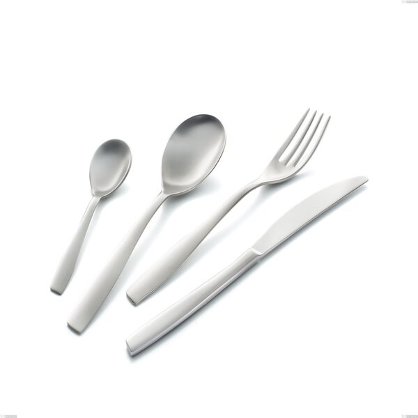 ELEVEN Sandblasted Table Knife in 18.10 AISI304 Stainless Steel 2.5 mm - Length 238 mm Steel Handle Dishwasher Safe