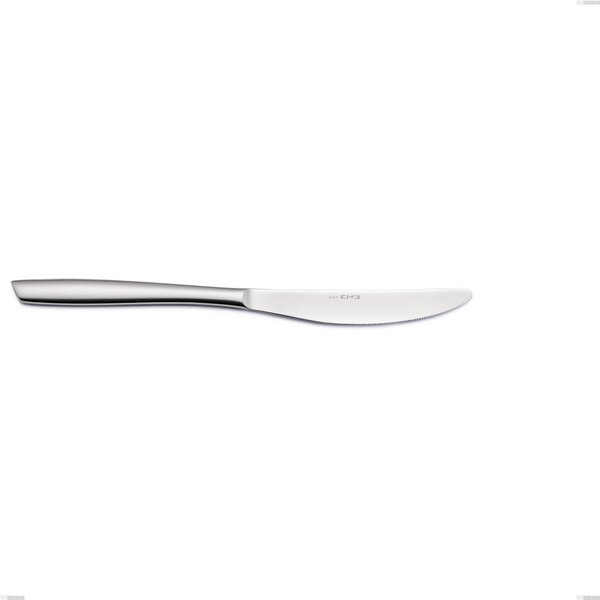 ELEVEN Sandblasted Table Knife in 18.10 AISI304 Stainless Steel 2.5 mm - Length 238 mm Steel Handle Dishwasher Safe