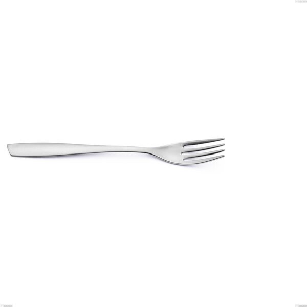ELEVEN Sandblasted Table Fork in 18.10 AISI304 Stainless Steel 2.5 mm - Length 220 mm Handle in Steel Dishwasher Safe