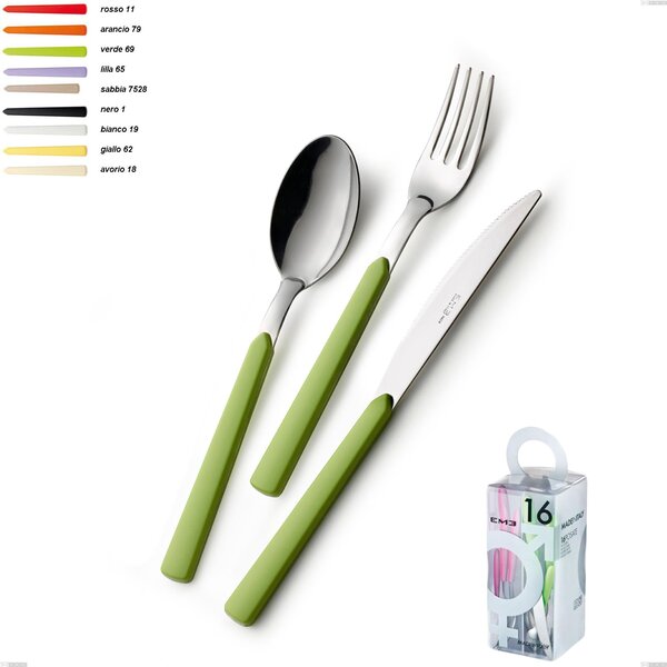You&Me 16 Pieces Fast Cutlery Set, 18.c Stainless Steel
