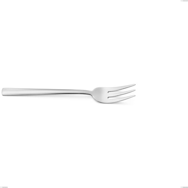 Fashion Dessert Fork, 18/10 AISI 304 Polished Stainless Steel, 3 mm Thickness, 148 mm Length, Name: Fashion