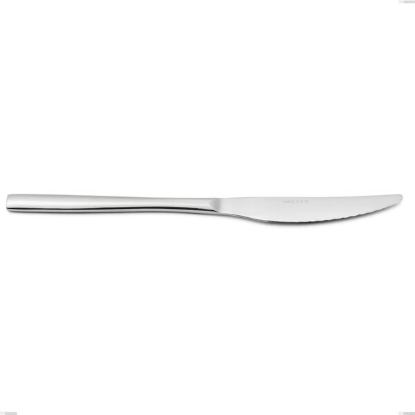 Fashion table knife, 18/10 AISI 304 polished stainless steel, 3 mm thickness, 234 mm length
