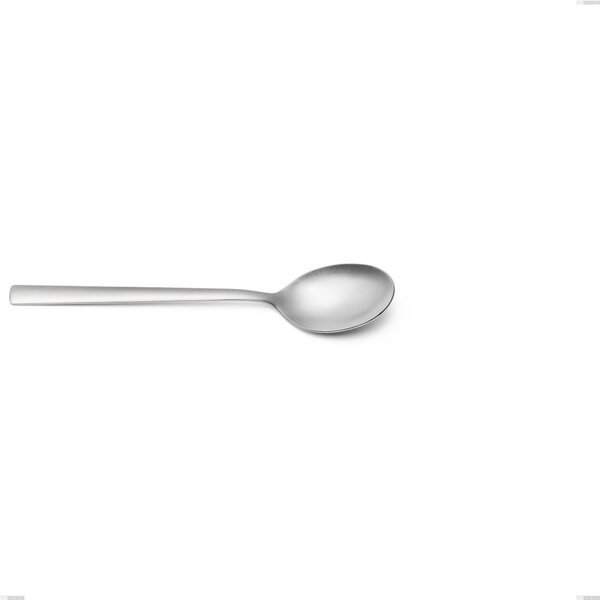 Fashion Sandblasted Table Spoon, 18/10 (AISI304), 3 mm Thickness, 210 mm Length, Satin Stainless Steel