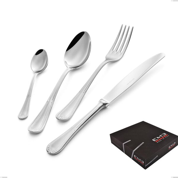 Firenze 49-piece cutlery set in gift packaging, Stainless Steel 18.10 (Aisi304), 2.5 mm thickness
