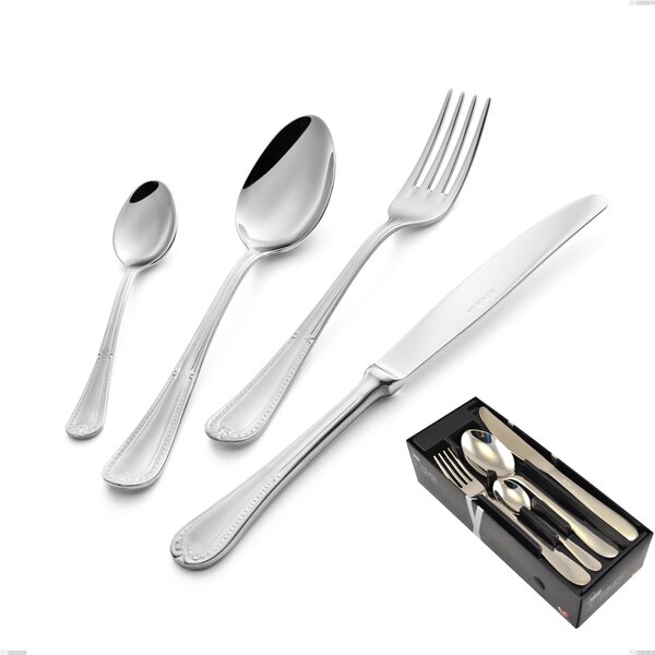 Firenze 24 Piece Cutlery Set in Space-Saving Packaging, Stainless Steel 18.10 (Aisi304), 2.5 mm Thickness