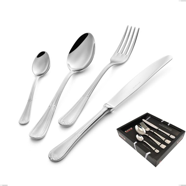 Firenze 24 Piece Cutlery Set in Showcase Packaging, Stainless Steel 18.10 (Aisi304), 2.5 mm Thickness