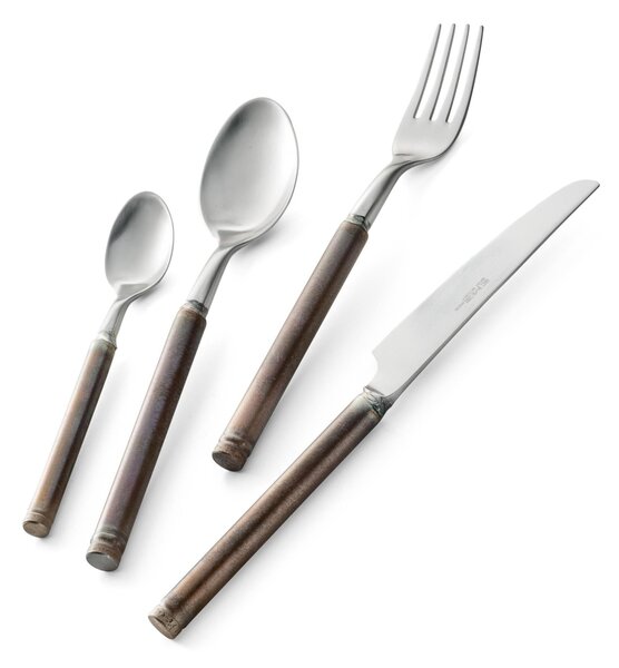 Set of 6 Fuoco Moka Spoons in Display Box, Stainless Steel 18.10 (AISI304)