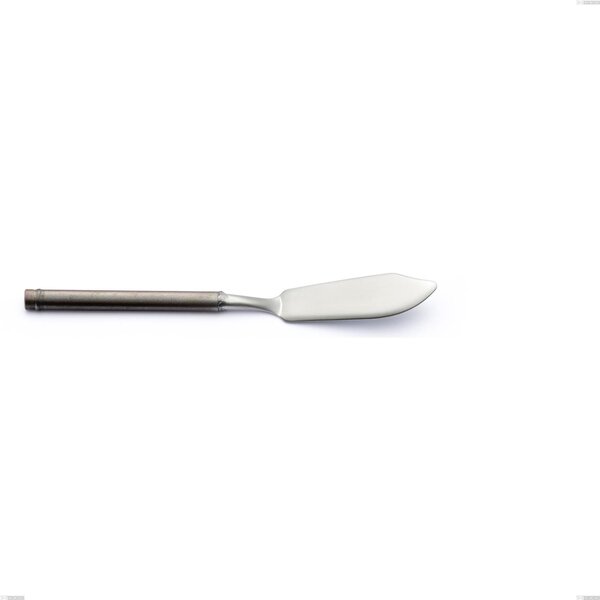 Fish Knife Fuoco, Stainless Steel 18.10 (AISI304), Length 197 mm, Handle in Sandblasted and Burnished Steel Tube