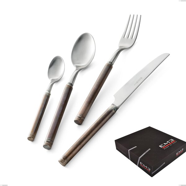 Fuoco 49-Piece Cutlery Set in Gift Box, Stainless Steel 18.10 (AISI304)