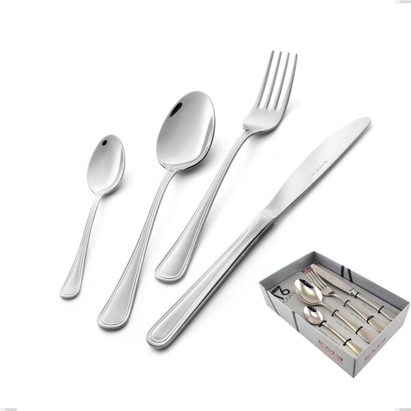 Galles 16-piece cutlery set in display box, economical knife, Stainless steel 18/10 (aisi 304), thickness 2.00 mm