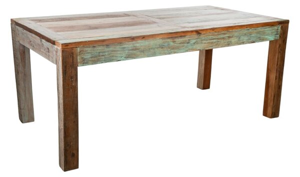 Table Romimex Brown Red Green Wood 180 x 76 x 90 cm