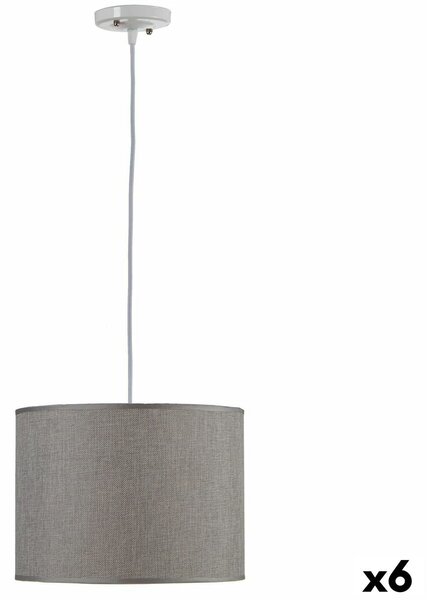 Ceiling Light Grey Metal 60 W 30 x 22 x 30 cm (6 Units)