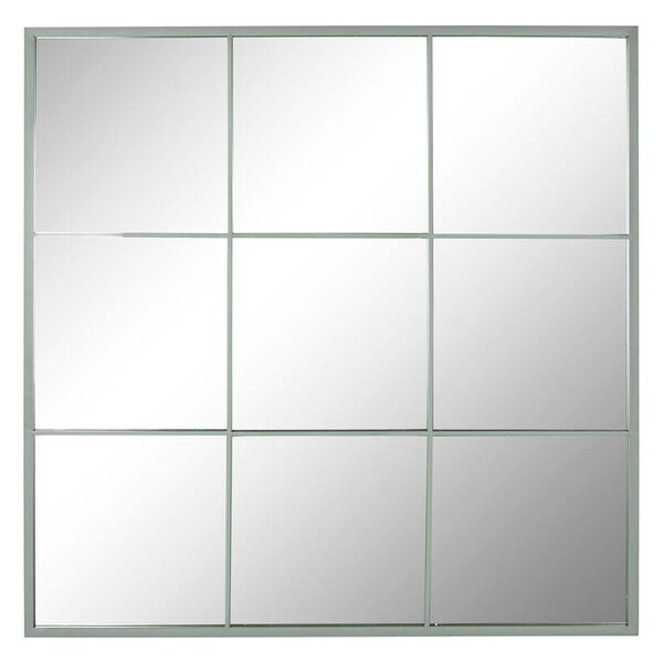 Wall mirror Home ESPRIT Green Window Scandi 90 x 2 x 90 cm