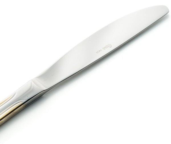 GALLES ORO Cutlery Set 49 Pieces Stainless Steel and Gold 18/10 AISI304 2 mm Thickness in Gift Box