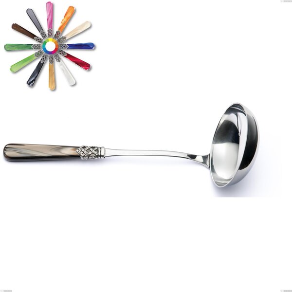 Ginevra Ladle, (18.10 AISI 304 Stainless Steel), Nylon Handle, Length 272 mm