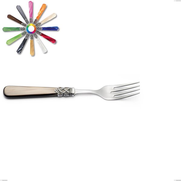 Ginevra Fish Fork, (18.10 AISI 304 Stainless Steel), Nylon Handle, Length 211 mm