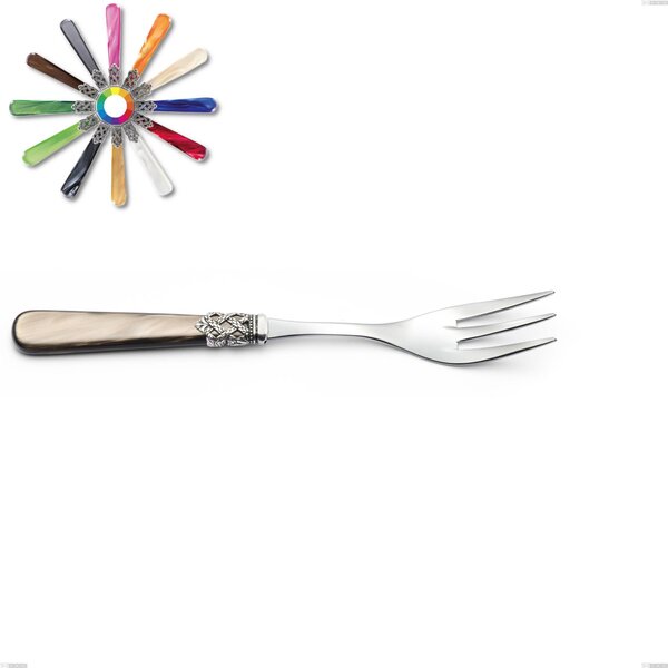 Ginevra Serving Fork, (18.10 AISI304 Stainless Steel), Nylon Handle, Length 236 mm