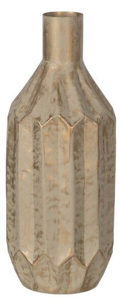 Vase Beige Golden Iron 23 x 23 x 52 cm