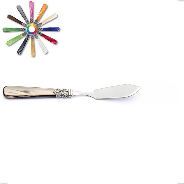 Ginevra Fish Knife, (18.10 AISI304 Stainless Steel), Nylon Handle, Length 218 mm