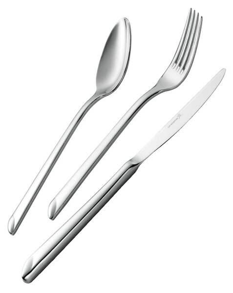 Set of 6 Goccia Moka Spoons in Display Box, 18/10 Stainless Steel (Aisi 304), 4 mm Thickness