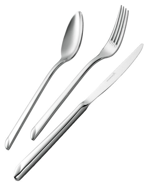 Goccia 13-piece Dessert Drop Cutlery Set, 18/10 Stainless Steel (Aisi 304), 4 mm Thickness