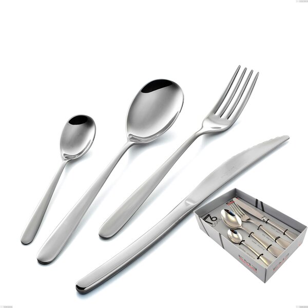 16 Piece Griffe Cutlery Set in Display Case, Stainless Steel 18.10 (AISI304), 3.0 mm Thickness