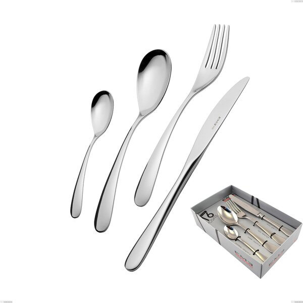 Hotel 16 Piece Cutlery Set in Showcase Packaging, Stainless Steel 18.10 (AISI304), 2.5 mm Thickness
