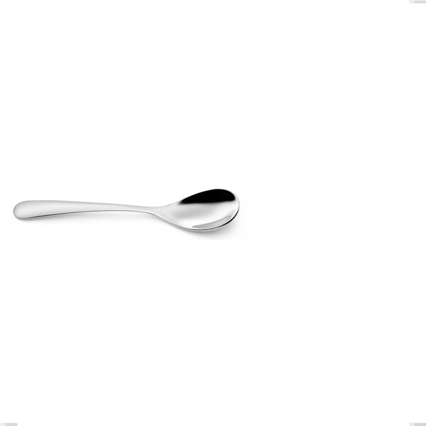 HOTEL Coffee Spoon in 18.10 AISI430 Steel with Polished Steel Handle, 145 mm Length, Dishwasher Safe