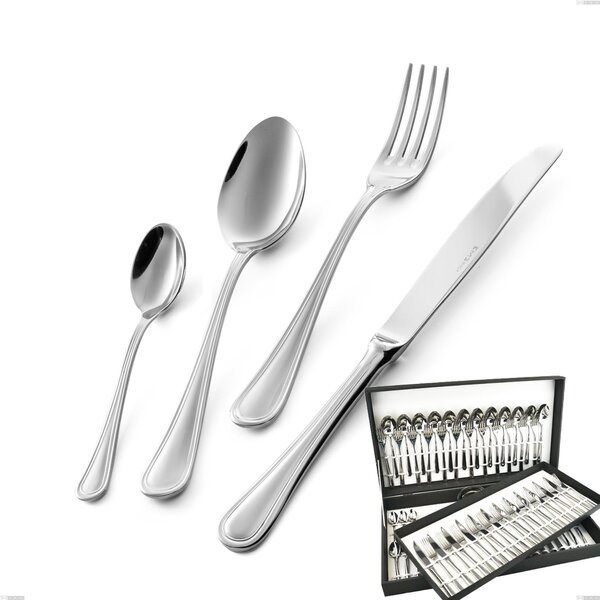 75-Piece Cutlery Set in Gift Case with Hollow Handle Knife Impero, STAINLESS STEEL 18.10 (AISI304), 2.5 MM Thickness