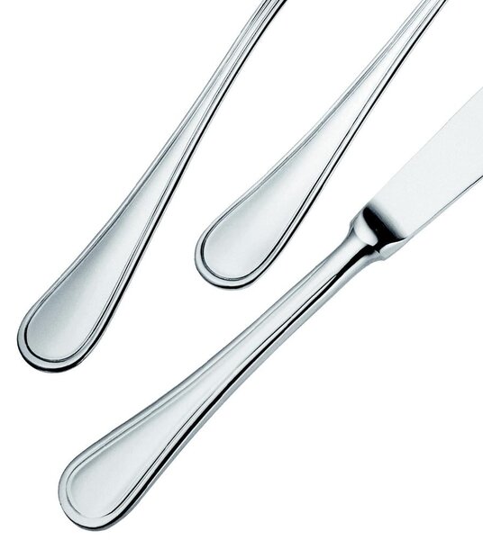 Impero 4-Piece Cutlery Set for 1 Table Setting in Polished 18.10 Stainless Steel, 2.5 mm Thickness