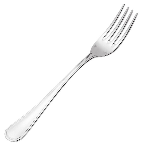 Impero Argentato 24-Piece Silver-Plated Cutlery Set, Silver 25 Microns, 3 mm Thickness in Wooden Case