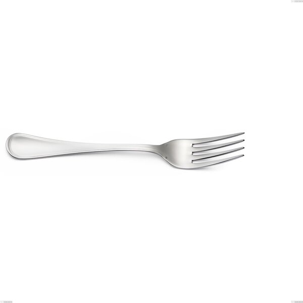 Impero Silver 8 Micron Serving Fork, Stainless Steel Aisi 304 Silver Finish, Silver Thickness 8 Micron, Cutlery Thickness 3 mm, Length 233 mm
