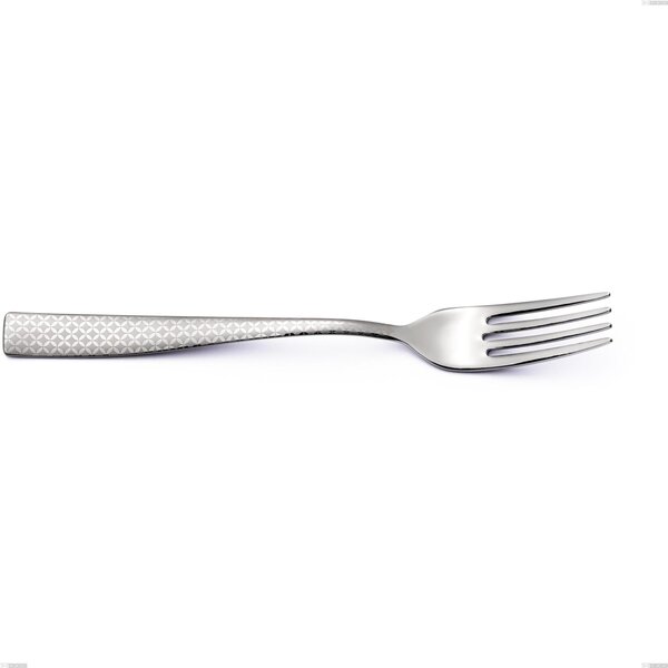 Infinity Monogran Table Fork, 18/10 Stainless Steel (aisi 304), Laser Engraving, 2.5 mm Thickness, 214 mm Length