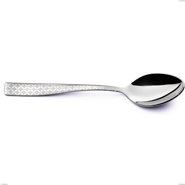 Infinity Monogran Coffee Spoon, 18/10 Stainless Steel (aisi 304) Laser Engraving, 2.5 mm Thickness, 138 mm Length