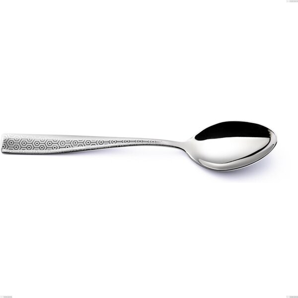 Infinity Seamless Table Spoon, 18/10 Stainless Steel (aisi 304) Laser Engraving, 2.5 mm Thickness, 214 mm Length