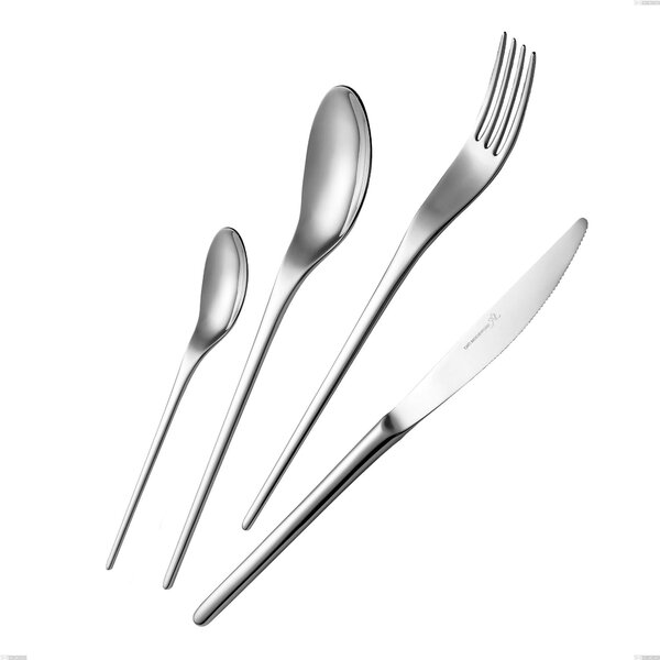 JOLI Stainless Steel 18/10 Polished Finish Table Knife 4.0 mm Thickness, 249 mm Length Dishwasher Safe