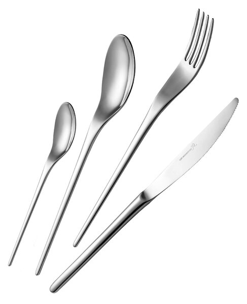 Set of 6 Joli Moka Spoons in Display Box, Stainless Steel 18.10 (AISI304), 4.00 mm Thickness