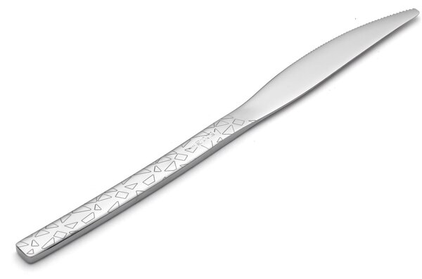 JOY TRIANGLE Table Knife in 18.10 AISI304 Stainless Steel 2 mm, Length 237 mm Steel Handle Dishwasher Safe