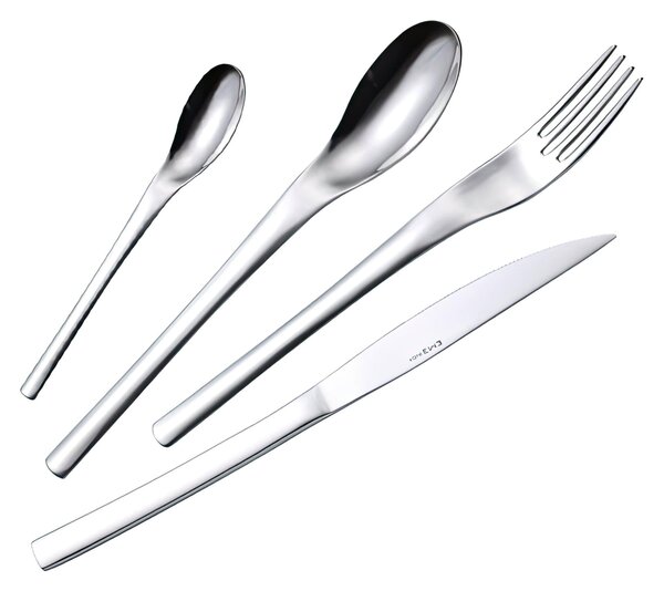 Joy 4-Piece Table Setting Cutlery Set, 2 mm Thick Polished 18/10 Stainless Steel