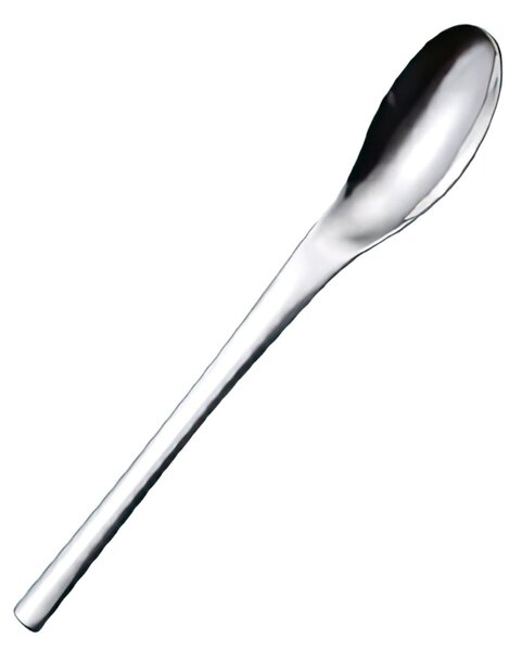 JOY Moka Spoon in 18.10 AISI430 Stainless Steel, 2 mm Thickness, 113 mm Length, Polished Stainless Steel Handle, Dishwasher Safe